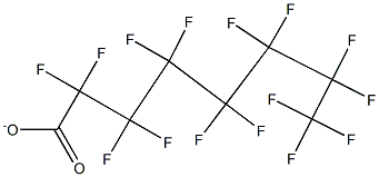 PERFLUOROCTANOATE Struktur