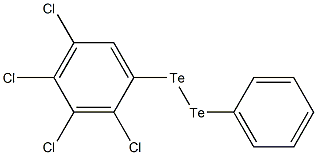 TETRACHLORODIPHENYLDITELLURIDE Struktur