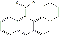 12-NITRO-1,2,3,4-TETRAHYDROBENZ(A)ANTHRACENE Struktur