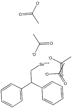 DIPHENYLETHYLTINACETATE Struktur