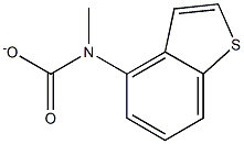 4-BENZOTHIENYL-N-METHYLCARBAMATE Struktur