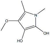 1-METHYL-4-METHOXY-2,3-BISHYDROXY-METHYLPYRROLE Struktur