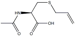 S-ALLYLACETYLCYSTEINE Struktur