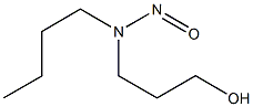 N-NITROSO-N-BUTYL-(3-HYDROXYPROPYL)AMINE Struktur