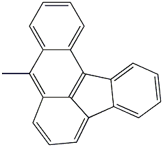 8-METHYLBENZOFLUORANTHRENE Struktur