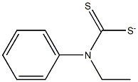 ETHYLPHENYLDITHIOCARBAMATE Struktur