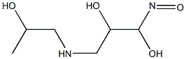 NITROSO-2,3-DIHYDROXYPROPYL-2-HYDROXYPROPYLAMINE Struktur