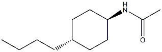 TRANS-N-(4-BUTYLCYCLOHEXYL)ACETAMIDE Struktur