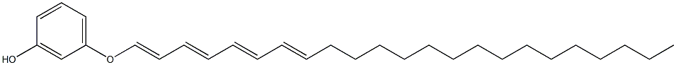 5-TRICOSATETRAENYLRESORCINOL Struktur