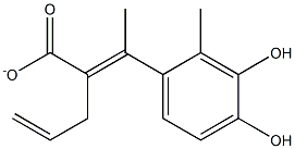 DIMETHYLALLYLCAFFEATE Struktur