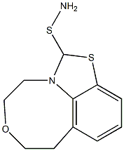 OXIDIETHYLENE-2-BENZOTHIAZYLSULFENAMIDE Struktur