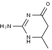 2-AMINO-6-METHYL-5,6-DIHYDROPYRIMIDIN-4-ONE Struktur