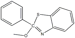 2-(2-METHOXY)PHENYLBENZOTHIAZOLE Struktur