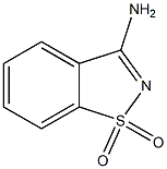 3-AMINOBENZ[D]-ISOTHIAZOLE-1,1-DIONE Struktur