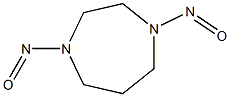 1,4-DIAZEPINE,HEXAHYDRO-1,4-DINITROSO- Struktur