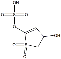 4-HYDROXYSULPHOLENE-2-SULPHATE Struktur