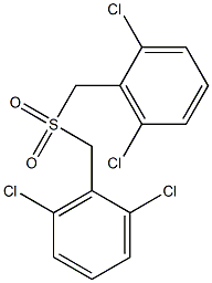 2,6-DICHLOROPHENYLMETHYLSULPHONE Struktur