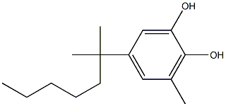 3-METHYL-5-TERT-OCTYLCATECHOL Struktur