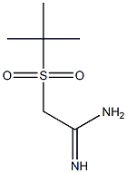 2-(2-METHYLPROPANE-2-SULPHONYL)ACETAMIDINE Struktur