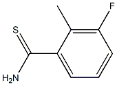 3-FLUORO-2-METHYL-THIOBENZAMIDE Struktur