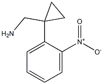 [1-(2-Nitrophenyl)cyclopropyl]methylamine Struktur