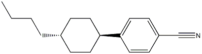 4-(trans-4-n-Butylcyclohexyl)benzonitrile Struktur