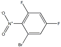 2-NITRO-3,5-DIFLUORO BROMOBENZENE Struktur