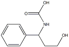 (3-Hydroxy-1-phenyl-propyl)-carbamic acid Struktur