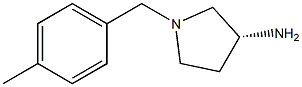 (3R)-1-(4-methylbenzyl)pyrrolidin-3-amine Struktur