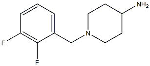 1-(2,3-difluorobenzyl)piperidin-4-amine Struktur