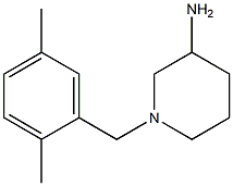 1-(2,5-dimethylbenzyl)piperidin-3-amine Struktur