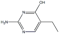 2-amino-5-ethylpyrimidin-4-ol Struktur