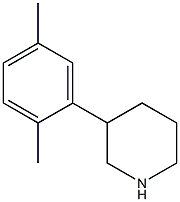 3-(2,5-dimethylphenyl)piperidine Struktur