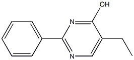 5-ethyl-2-phenylpyrimidin-4-ol Struktur