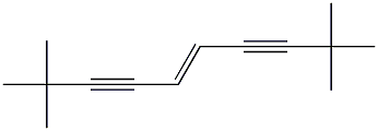 (E)-2,2,9,9-tetramethyldec-5-en-3,7-diyne Struktur