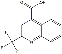 2-Trifluoromethyl-4-quinolinecarboxylic acid Struktur