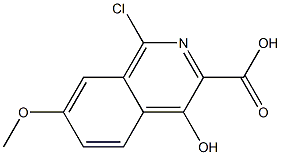 1-CHLORO-4-HYDROXY-7-METHOXY-ISOQUINOLINE-3-CARBOXYLIC ACID|