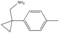 (1-p-tolylcyclopropyl)methanamine Struktur