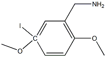 2,5-DIMETHOXY-5-IODOBENZYLAMINE Struktur