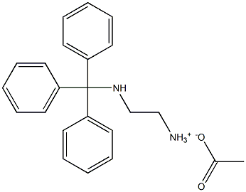 1-(TRITYLAMINO)-ETHYL-2-AMMONIUM ACETAT Struktur