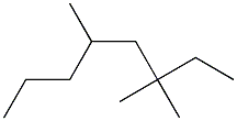 3,3,5-trimethyloctane Struktur