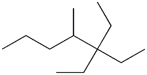 4-methyl-3,3-diethylheptane Struktur