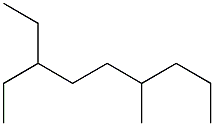 4-methyl-7-ethylnonane Struktur