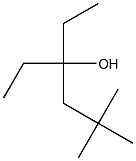 5,5-dimethyl-3-ethyl-3-hexanol Struktur