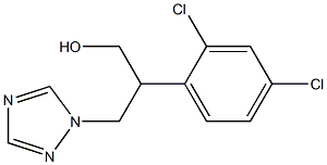 2-(2,4-DICHLOROPHENYL)-3-(1H-1,2,4-TRIAZOL-1-YL)PROPAN-1-OL[FOR TETRACONAZOLE] Struktur