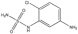 4-CHLOROANILINE-3-SULPHOAMIDE Struktur