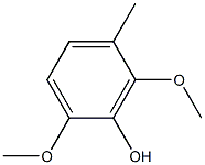 2,6-DIMETHOXY-5-METHYLPHENOL Struktur