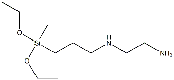 N-(2-AMINOETHYL)-3-AMINOPROPYLMETHYLDIETHOXYSILANE Struktur