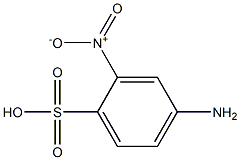 4-AMINO-2-NITROBENZENE SULPHONIC ACID Struktur