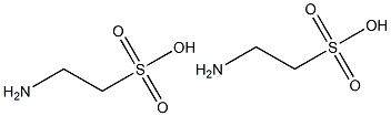 2-AMINOETHANE SULPHONIC ACID ( TAURINE) Struktur